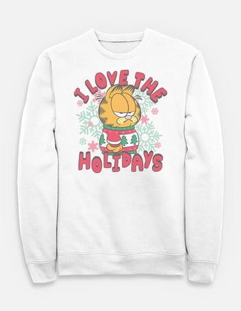 GARFIELD Love Holidays Snowflakes Unisex Crewneck Sweatshirt Primary Image