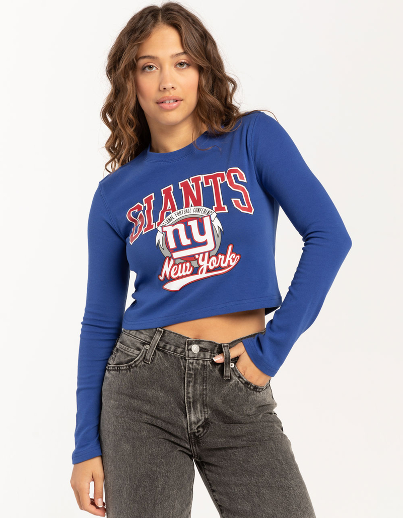NFL New York Giants Womens Long Sleeve Baby Tee image number 0
