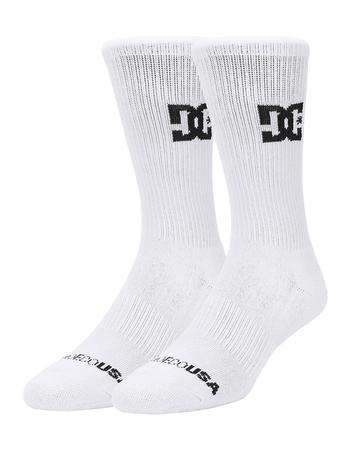 DC SHOES 6 Pack Mens Crew Socks Alternative Image