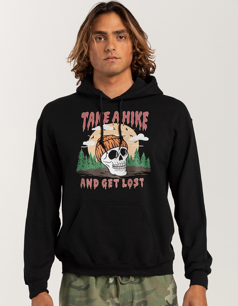 SKELETON Take A Hike Unisex Hoodie image number 1
