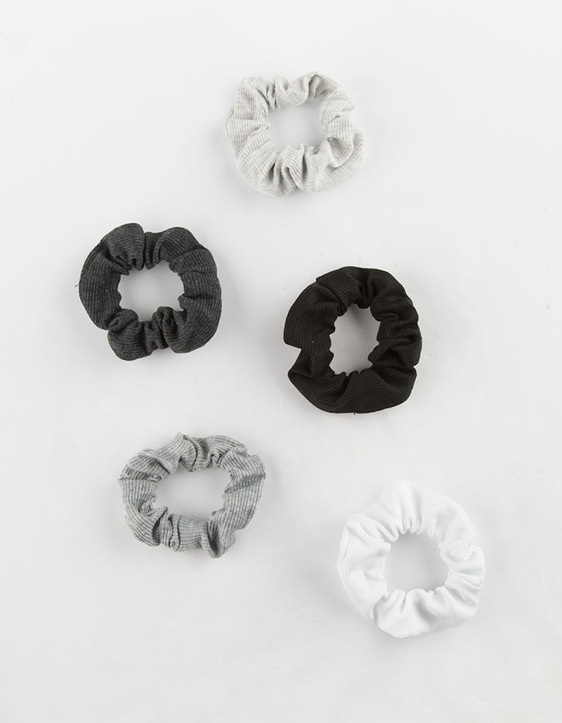 FULL TILT 5 Pack Ribbed Scrunchies image number 0
