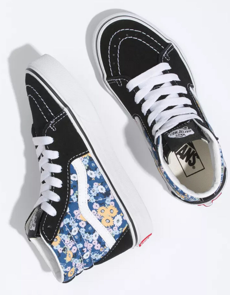 VANS Floral Girls Sk8-Hi Shoes image number 3