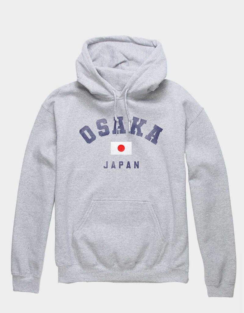 OSAKA Japan Flag Unisex Hoodie image number 0
