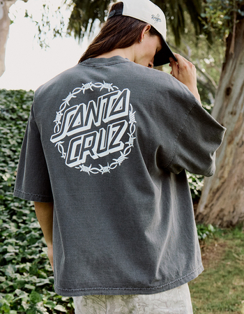 SANTA CRUZ Barbed Dot Mens Heavyweight Boxy Tee Primary Image