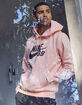 NIKE SB Icon Pink Mens Hoodie image number 1