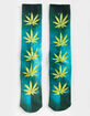 HUF Digital Plantlife Mens Crew Socks image number 2