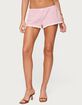 EDIKTED Danna Pinstripe Shorts image number 1