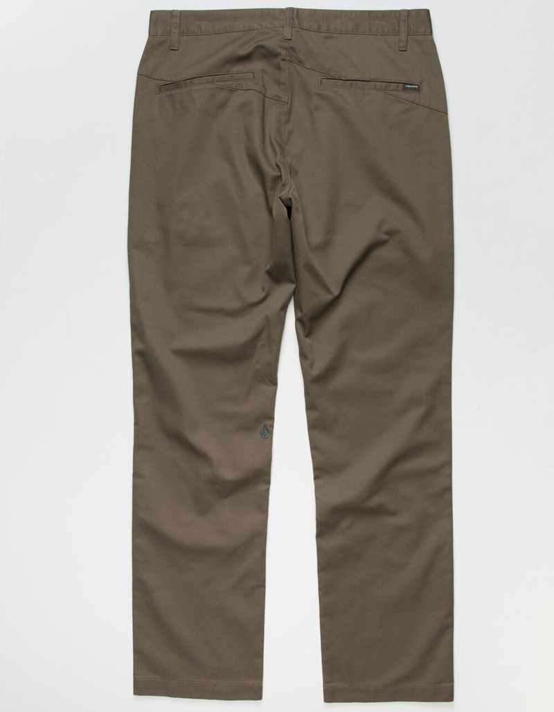 VOLCOM Vmonty Mens Khaki Chino Pants image number 1