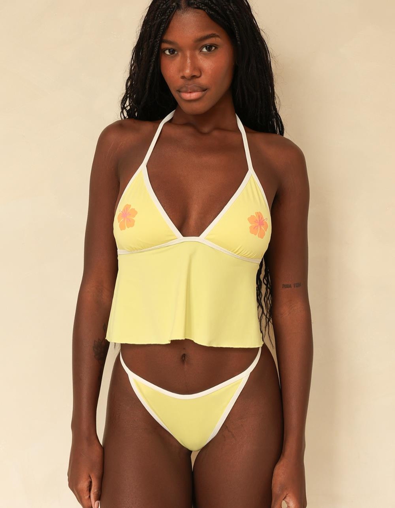 DIPPIN' DAISY'S Aqua Tankini Top image number 4