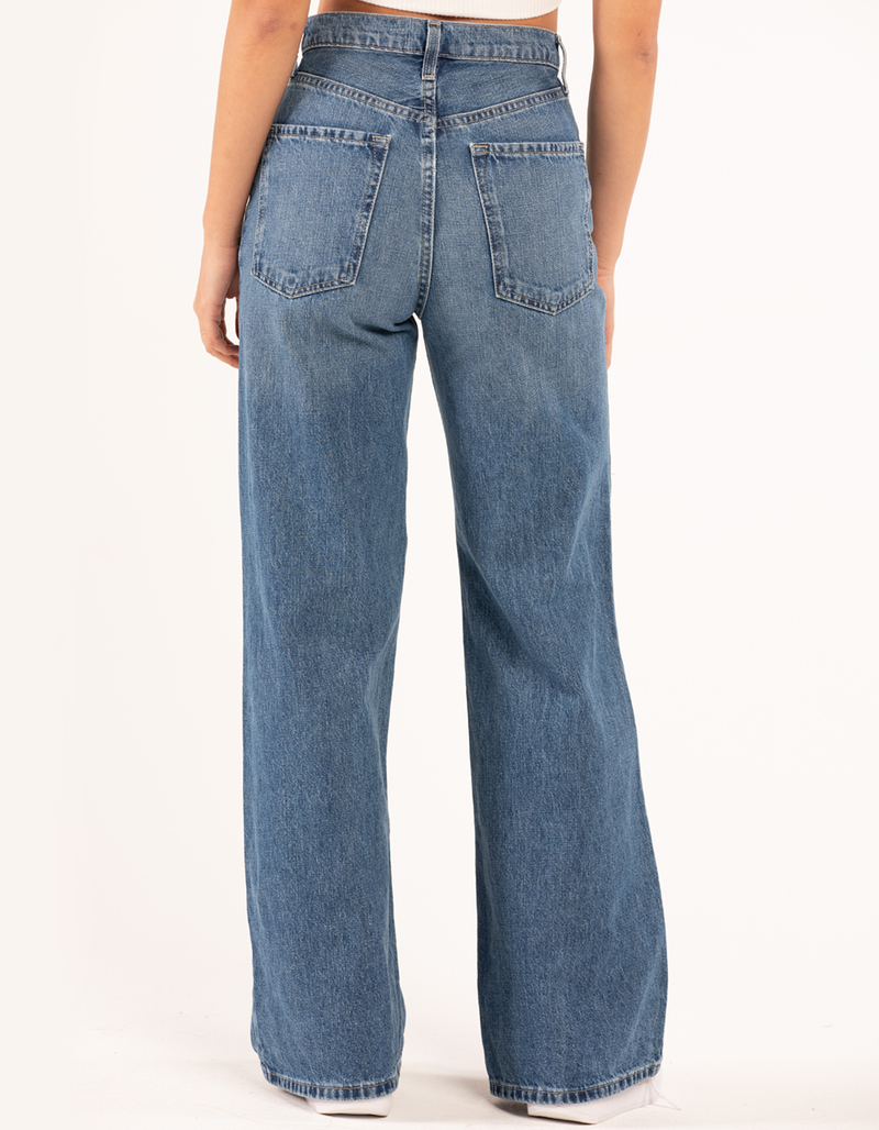 RSQ Womens Super High Rise Wide Leg Jeans image number 3