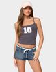 EDIKTED 10 Floral Lacey Patch Tank Top image number 1