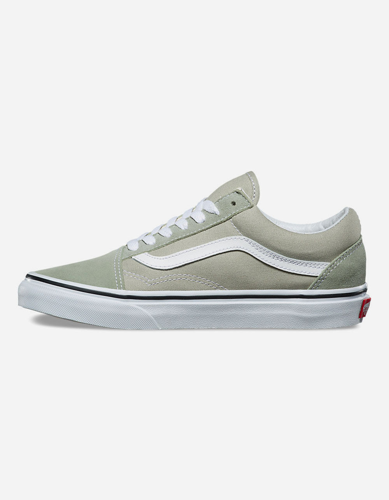 VANS Old Skool Desert Sage & True White Womens Shoes image number 3