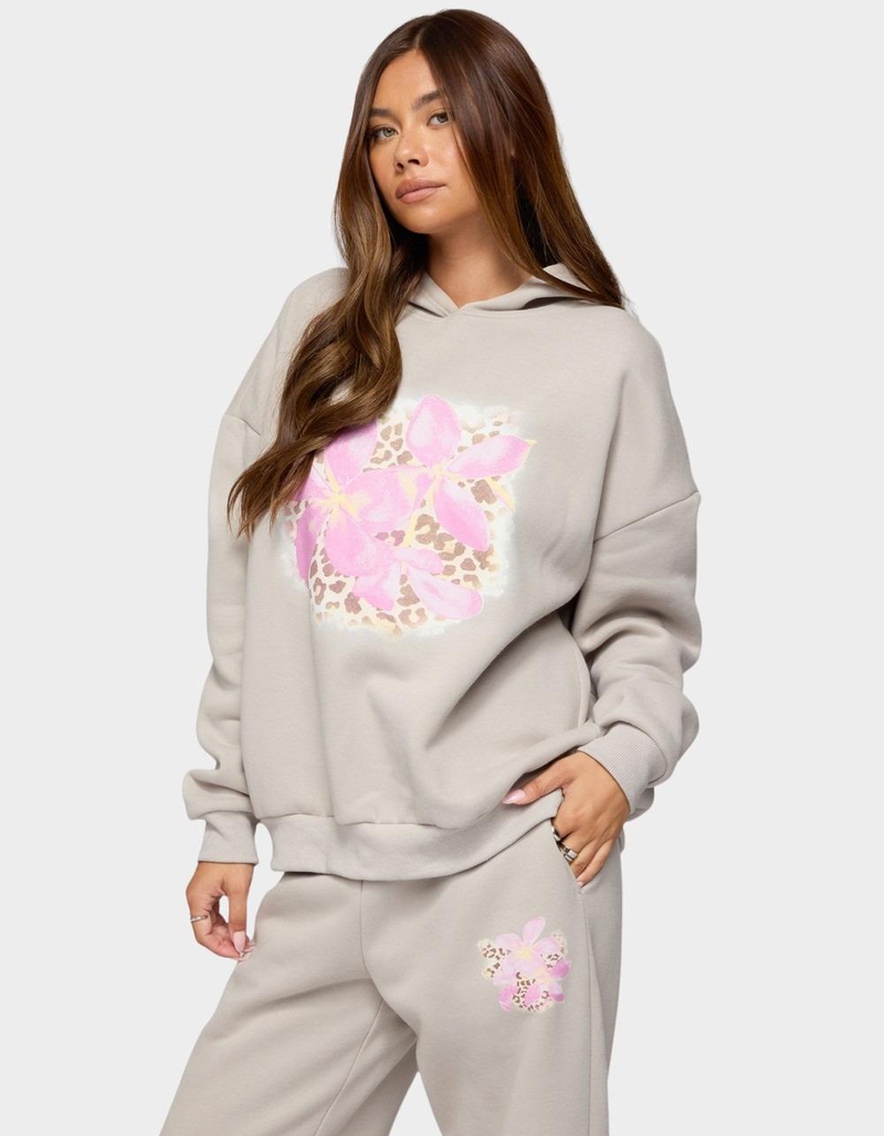 EDIKTED Wild Petal Hoodie image number 1
