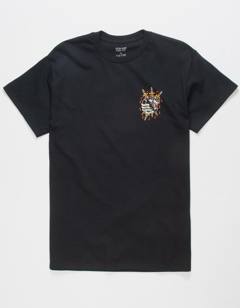 FEW & FAR CO. Bitter End Mens Tee BLACK Tillys