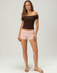 TILLYS Butter Soft Womens Off The Shoulder Top image number 2