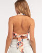 RSQ Womens Collared Cinch Front Halter Top image number 4