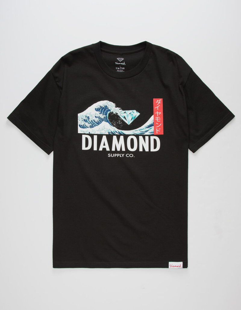 DIAMOND SUPPLY CO. Wave Mens T-Shirt image number 0