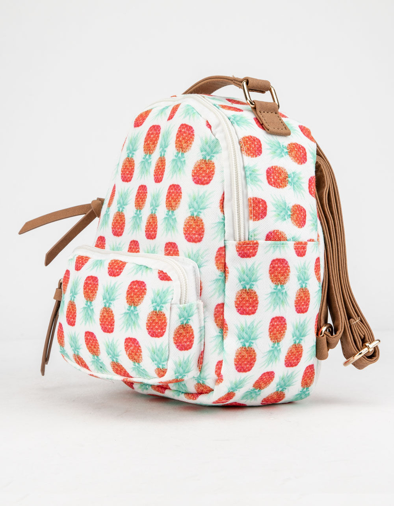 Pineapple Canvas Mini Backpack image number 1