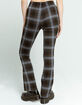 FULL TILT Plaid Pointe Womens Flare Pants image number 4