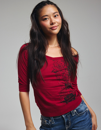 METAL MULISHA Jessi Womens Off The Shoulder Top Primary Image