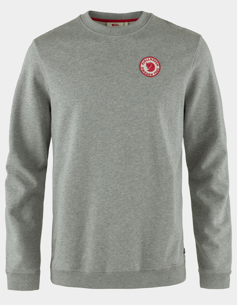 FJALLRAVEN 1960 Logo Badge Mens Crewneck Sweatshirt image number 0