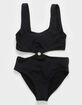 RSQ Girls Elle Textured Ring One Piece Swimsuit image number 1