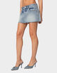 EDIKTED Brantley Denim Mini Skirt image number 3
