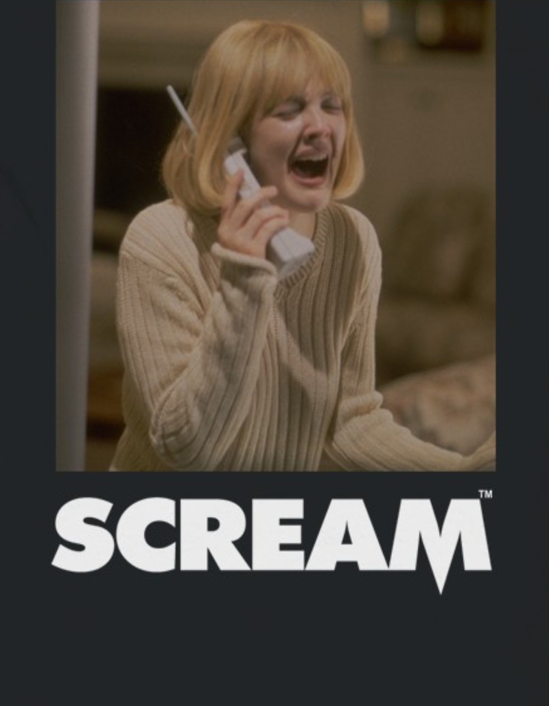 SCREAM Phone Call Unisex Tee image number 1
