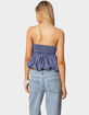 EDIKTED Serina Strapless Bubble Top image number 5