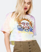 LIVE NATION Sublime Tie Dye Womens Crop Tee image number 1