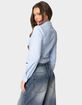 EDIKTED Tailored Pinstripe Button Up Shirt image number 4