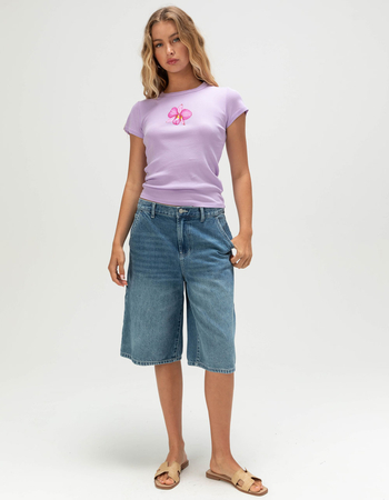 FULL TILT Orchid Womens Baby Tee Alternative Image
