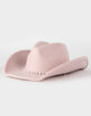 Pearl Trim Faux Wool Womens Cowboy Hat image number 5