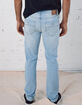 RSQ Mens Slim Light Bleach Vintage Flex Jeans image number 4