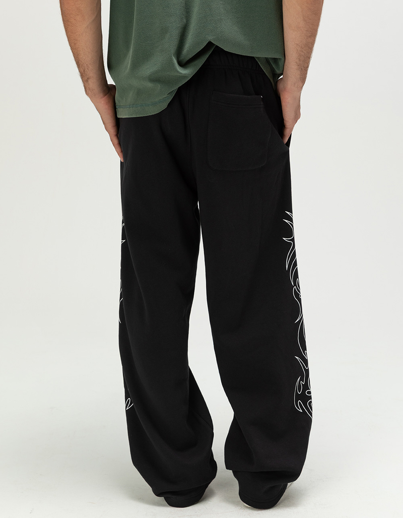 RSQ Mens Baggy Graphic Sweatpants image number 3