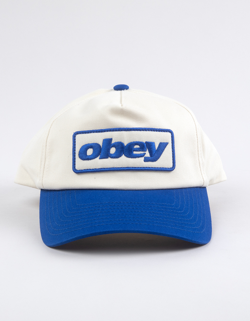 OBEY Ranch 5 Panel Snapback Hat image number 1
