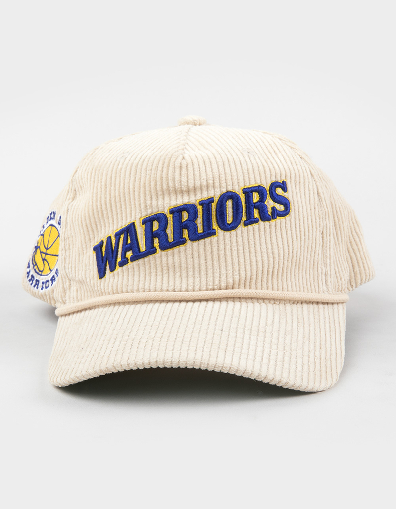 MITCHELL & NESS Golden State Warriors Corduroy Snapback Hat  image number 1