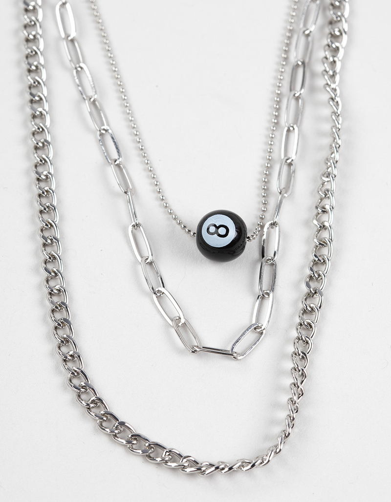 FULL TILT Layered 8 Ball Necklace image number 2