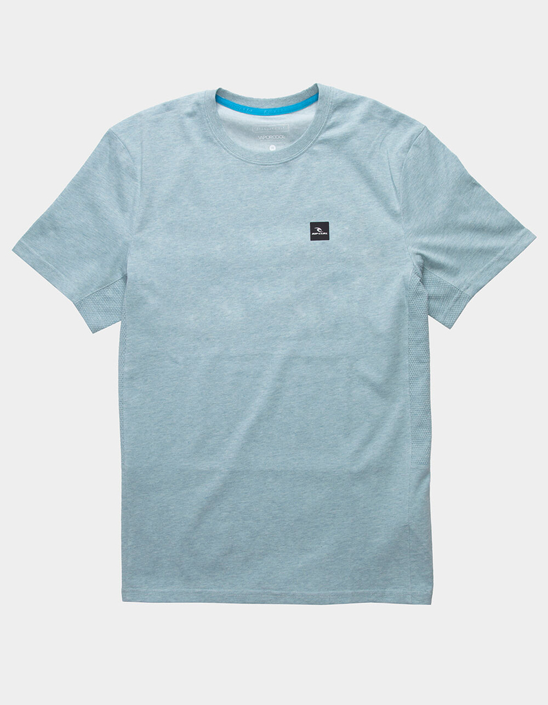RIP CURL Pivoting VaporCool Mens Seafoam T-Shirt image number 0