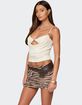 EDIKTED Layered Bra Cowl Neck Top image number 4