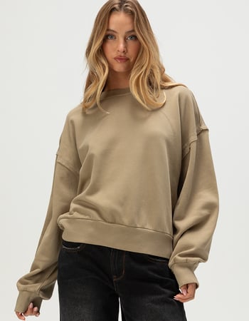 VANS Got Your Back Womens Crewneck Sweatshirt Alternative Image