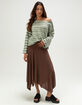 RHYTHM Baklava Womens Off The Shoulder Sweater image number 2