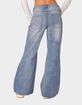 EDIKTED Low Rise Wide Leg Jeans image number 4