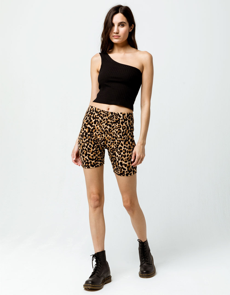 FULL TILT Ribbed One Shoulder Womens Tank Top image number 3