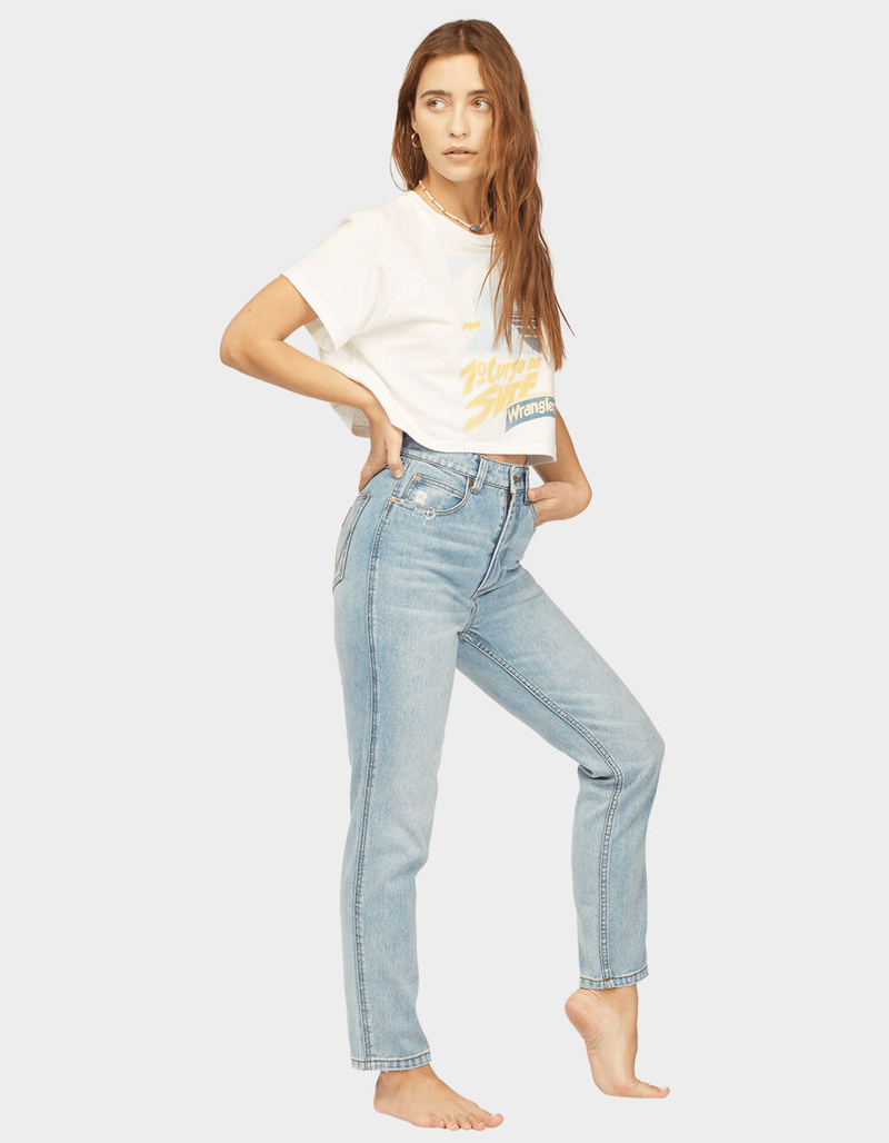 BILLABONG x Wrangler She's Cheeky Womens High Waist Denim Jeans image number 1
