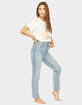 BILLABONG x Wrangler She's Cheeky Womens High Waist Denim Jeans image number 2