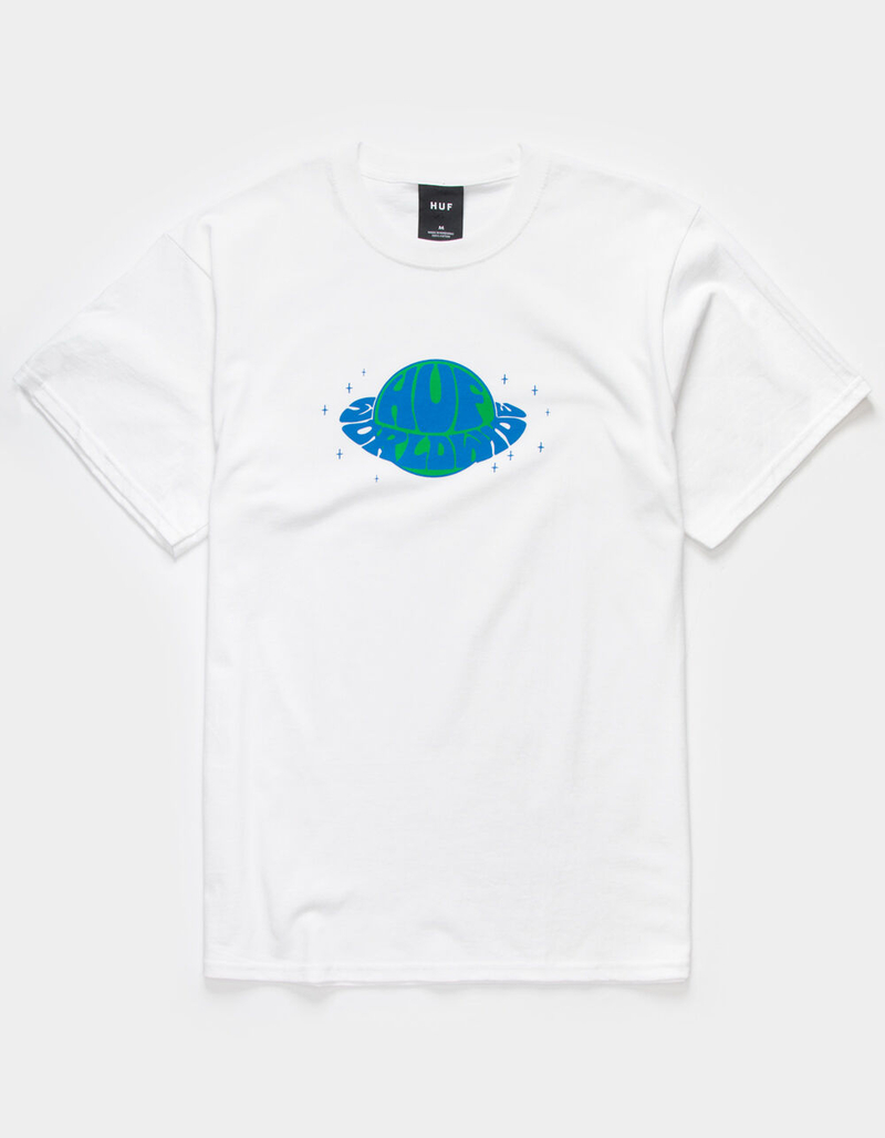 HUF Planet Huf Mens White T-Shirt image number 0