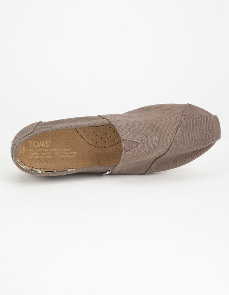 TOMS Womens Canvas Classic Slip-Ons image number 2