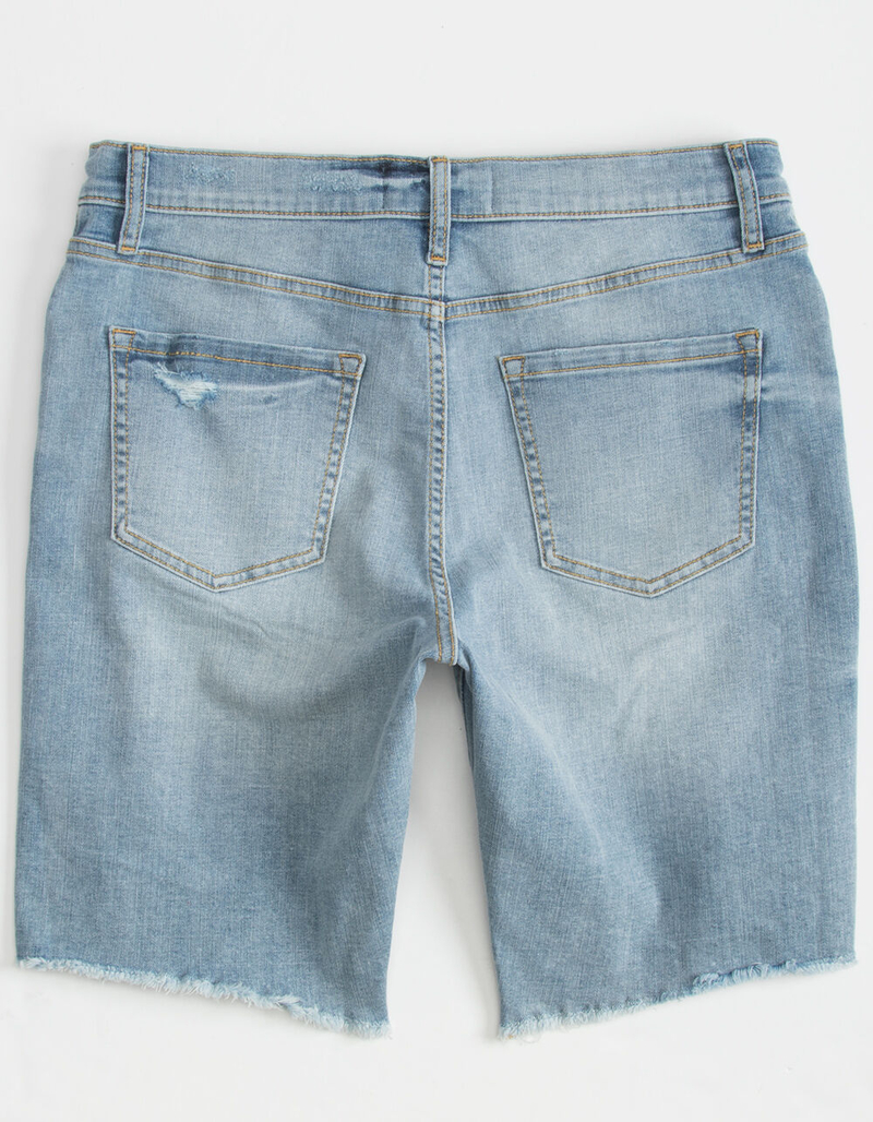 RSQ Destructed Drawstring Mens Denim Shorts image number 4