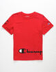 CHAMPION Wrap Around Script Scarlet Boys T-Shirt image number 2